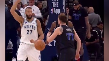 La feísima acción de Gobert por la que Doncic acabó insultándole
