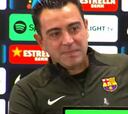 El ‘enganchón’ de Xavi con una periodista: “¿Es tuya la pregunta...?”