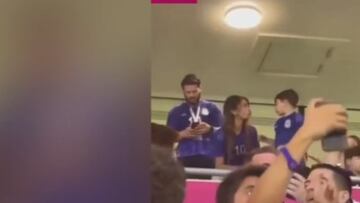 Antonella y su hijo en el palco de Messi: el vídeo que arrasa en redes por la reacción de ella
