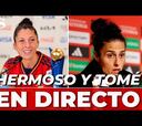 En directo: Jenni Hermoso y Montse Tomé