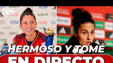 En directo: Jenni Hermoso y Montse Tom¨¦
