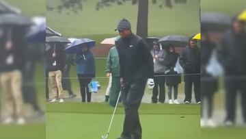 Vean la escena de Tiger en Augusta antes de retirarse que tiene al mundo del deporte en shock: muy duro de ver