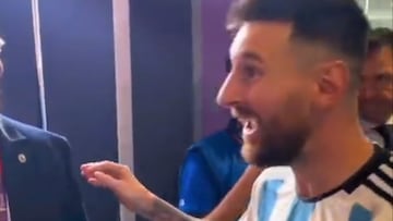 El rostro de Messi al descubrir quién le daba el MVP