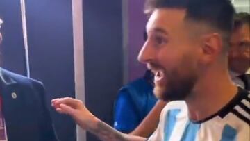 El rostro de Messi al descubrir quién le daba el MVP