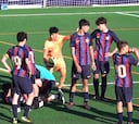 La pillería del Barça sub-16 por la que muchos ponen en duda sus ‘valors’: ojo al festejo del gol