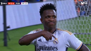 No lo hizo ni Cristiano: el hat trick para la historia de Vinicius en media hora