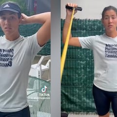 El vídeo de Garbiñe Muguruza emulando a Rosalía que enamora en TikTok