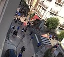 Batalla campal en Santander entre ultras del Oviedo y el Racing