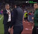 El saludo final Emery-Mendilibar con un enfado morrocotudo de Unai