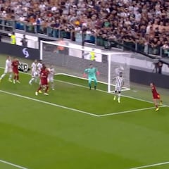 Dybala vuelve al Juventus Stadium y se inventa esta asistencia estrambótica