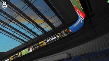 Nuevas imágenes oficiales del videomarcador 360⁰ del Bernabéu: tendrá pestañas