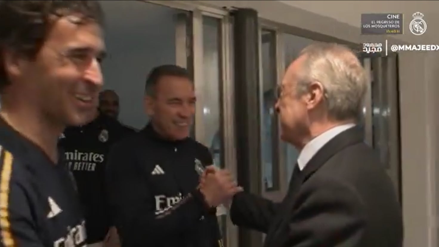 فلورنتينو بيريز يُحيي أساطير ريال مدريد: لقاء يجمع زيدان وفيغو