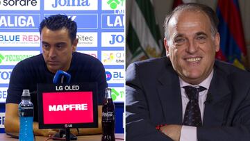 Xavi vs. Tebas: el rotundo mensaje que seguro no va a gustar al presidente de LaLiga
