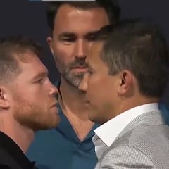 Canelo calienta la trilogía con Golovkin