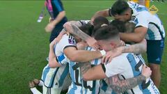 La primera imagen de Messi como campeón del mundo según pitó el árbitro: sobran las palabras