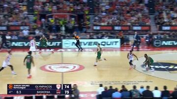 Para ganar en El Pireo y silenciar a 20.000 griegos: tremendo lo de Baskonia sobre la bocina