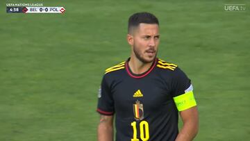 Ni 5 minutos de partido y Hazard ya estaba en boca de todos por estas dos acciones