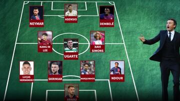 El XI de Luis Enrique para ganar la Champions sin Mbappé: ocho fichajes, Asensio, portero español...