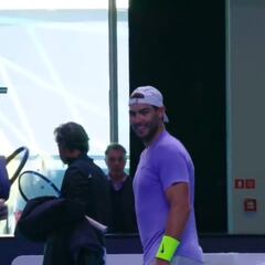 Nadal se hace TT por su forma de acabar el entrenamiento