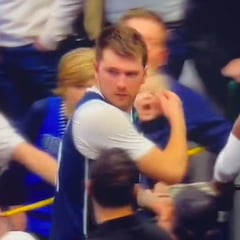 El altercado de Luka Doncic camino a vestuarios
