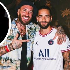 Ramos regala una camiseta a Maluma y su reacción es muy sorprendente: ojo al segundo 15
