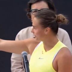 La nº2 del mundo se queda con todo Roma con un discurso inédito tras perder