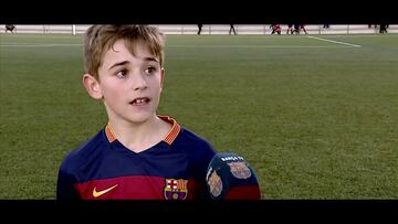 El vídeo de Gavi con menos de 10 años que derrite por igual a culés y no culés