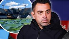 El vacile del Cádiz a Xavi en su cuenta de TikTok con el césped