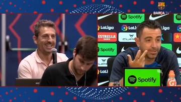 No puede estar deseando más su fichaje: la carcajada de Xavi cuando le preguntan por él