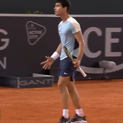 Esto es Alcaraz completamente desencadenado: reacción icónica