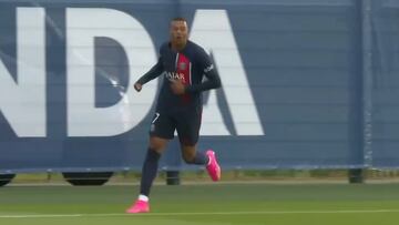 Partido de pretemporada, minuto 91′ y gol de Mbappé: despreocupación total en la celebración