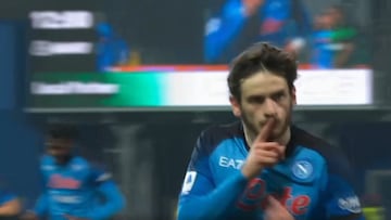 Atentos madridistas porque este chico está dinamitando Italia y el Madrid está cerca: obra de arte de Kvaratskhelia