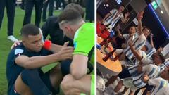 La doble cara de Dibu con Mbappé que incendia las redes: “Consuela a la cara, se ríe a sus espaldas...”