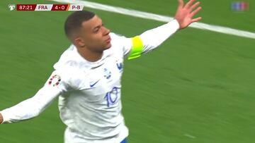 La obra de arte de Mbappé que se va a ver una y otra vez: atiendan a cómo deja a un rival sentado