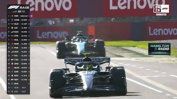 El aviso por radio a Hamilton por la táctica de Alonso: “No caigamos en la trampa”