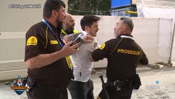 El Chiringuito ‘caza’ a un fan colándose en el Bernabéu: ojo a la seguridad y a lo que dice después...