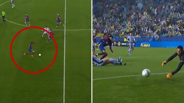 El golazo de Lamine arrancando desde su propio campo: es el gran rayo de luz en el Barça de Xavi