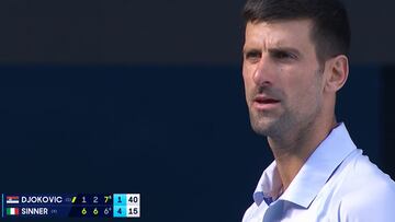 Nueva ida de olla de Djokovic: la surrealista frase que le dice al juez de silla ya es viral