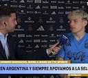 El vídeo que ha generado miles de bromas en redes: Garnacho, forzando su acento en su primera vez con Argentina
