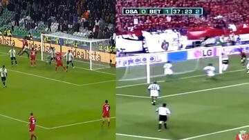 Hasta Osasuna lo ha compartido: el gol de hace más de 15 años y contra el Betis que se repitió anoche