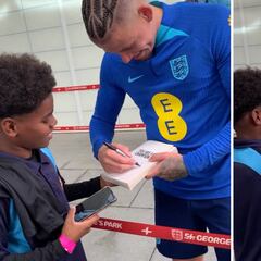 Kalvin Phillips arrasa en las redes por este gesto que tuvo con un niño