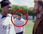 Las redes no perdonan ni una: La reacción de Messi durante la charla entre Beckham y Mbappé