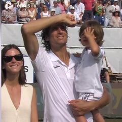 Pelos de punta y muchas lágrimas en el adiós de Feli: el mensaje de Nadal, muy emotivo