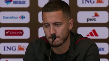Primer d¨ªa con B¨¦lgica, primer recado de Hazard a Ancelotti