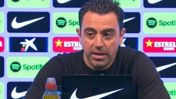 Xavi: "No es penalti y sí, tenemos que mejorar el juego"