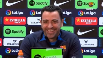 El ‘palo’ a la prensa de Xavi que ha terminado entre risas