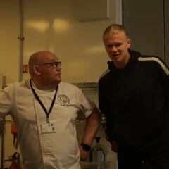 El primer contacto de Haaland con los cocineros del City: reveló un secreto clave en su dieta