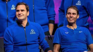 Es la secuencia que está dando la vuelta al mundo: sin palabras esto de Nadal y Federer