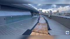 La joya de la corona del Bernabéu: primeras imágenes de la experiencia del ‘SkyWalk’ en primera persona