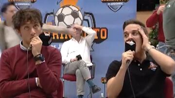 No para de circular por Twitter: miren a Edu Aguirre con el gol de Mbappé